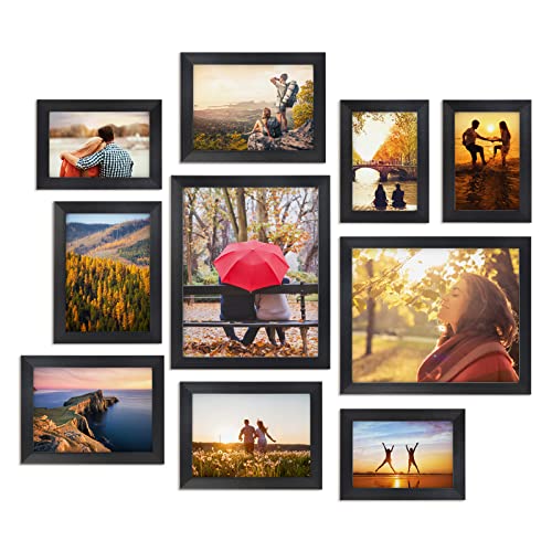 Giftgarden 10 Pcs Multi Picture Photo Frames Set