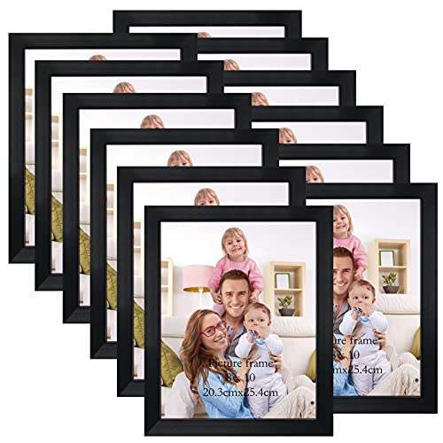 WIFTREY 18 Pack 4x6 Picture Frame Black, 4 x 6 Photo Frames Bulk for Wall  Hanging or Tabletop Display