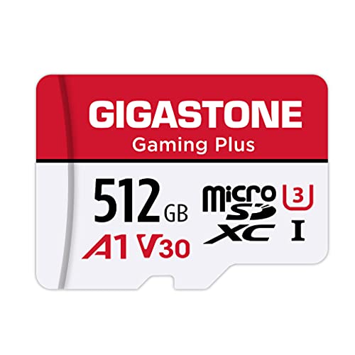 [Gigastone] 512GB Micro SD Card, Gaming Plus