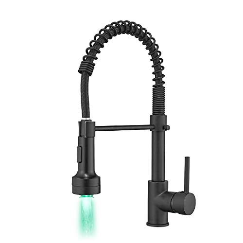 GIMILI Black Kitchen Faucet with Sprayer