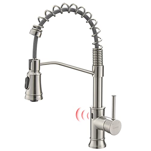 Smart Touchless Kitchen Faucet with Pull Down Sprayer