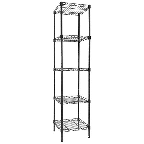GIOTORENT 5 Tier Standing Shelving Metal Units