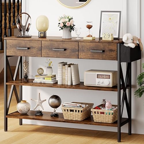 Gizoon Industrial Entryway Console Table