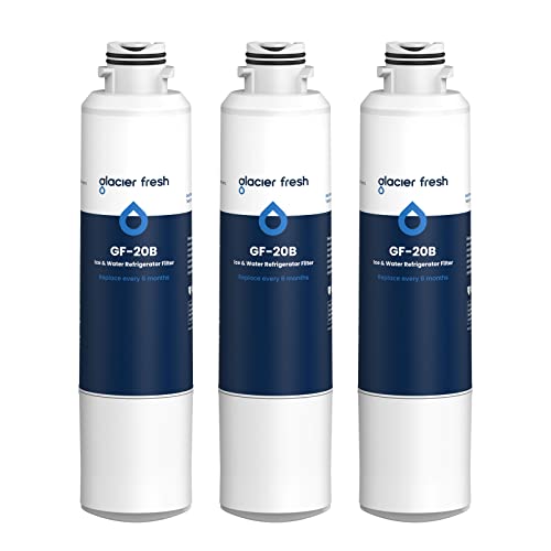 Samsung DA29-00020B Refrigerator Water Filter - 3 Pack by GLACIER FRESH