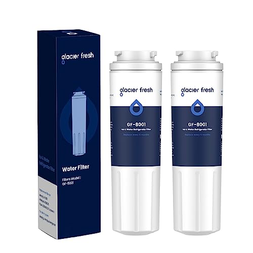 GLACIER FRESH UKF8001 Water Filter - Pack of 2
