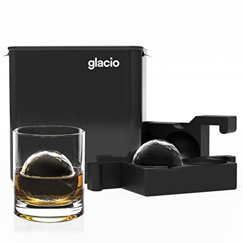 glacio Clear Sphere Ice Duo - Crystal Clear Ice Ball Maker