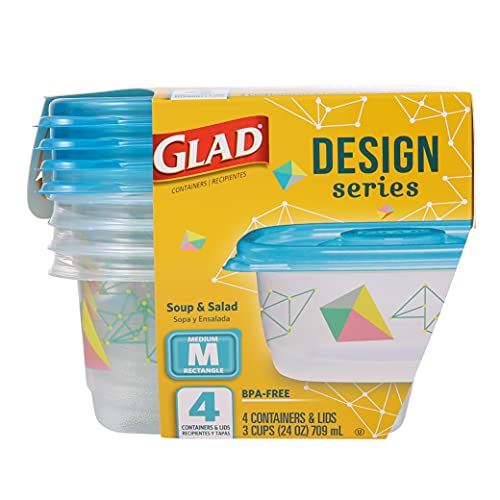 GladWare Deep Dish Food Storage Containers, Large Rectangle Food Storage, Food  Containers Hold up to 64 Ounces of Food