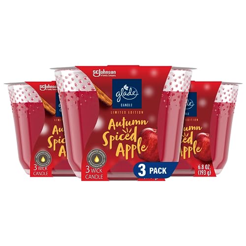 Glade Autumn Spiced Apple 3-Wick Candle