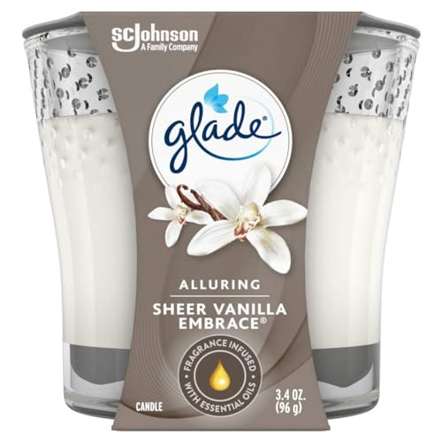 Glade Sheer Vanilla Embrace Candle