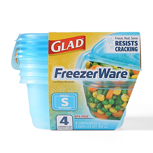 GladWare Mini Food Storage Containers, Small Round Food Containers, Mini  Round Food Containers Hold up to 4 Ounces of Food