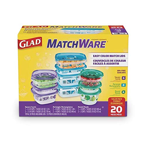 GladWare Matchware Food Storage Containers