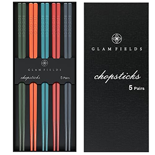 GLAMFIELDS Multicolour Reusable Chopsticks
