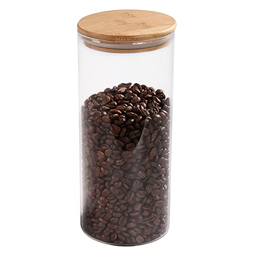 Glass Coffee Bean Container
