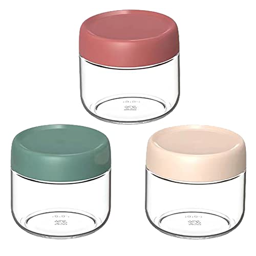 Glass Jars with Screw Lid Airtight 10oz-3pack