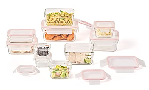 GLASSLOCK Smart 20-Piece Glass Food Storage Set