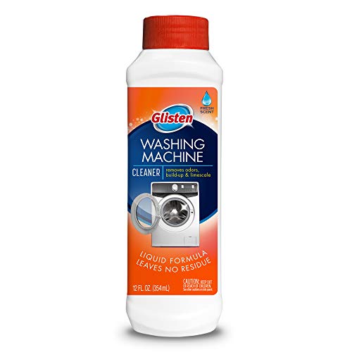 Glisten 12oz Washer Cleaner, Removes Odors & Buildup, Front & Top Load