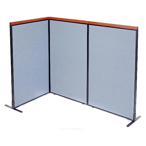 Global Industrial 3-Panel Corner Room Divider - Versatile and Stylish