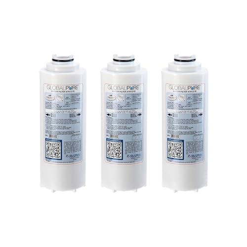 Global Pure Replacement Water Filter, 3 Pack
