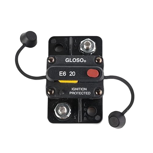GLOSO E69 20A Mini Manual Reset Circuit Breaker IP66