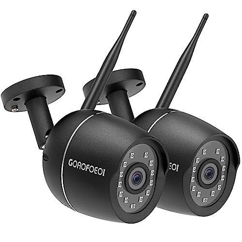 GOAOFOEOI 2 Pack 1080P WiFi Security Cameras