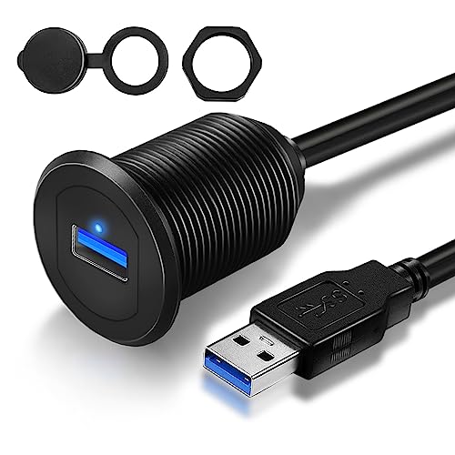 GOBGOD USB 3.0 Car Mount Flush Cable