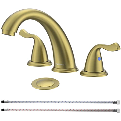 Gold Bathroom Faucet with 2 Handles
