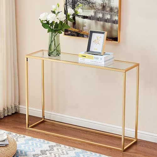 Gold Console Table