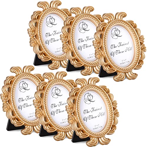 Gold Oval Picture Frames