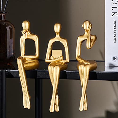 Gold Statue Home Decorations for Living Room