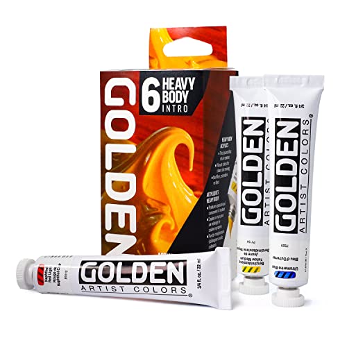 Golden Acrylics 6-Color Intro Set