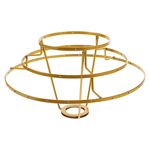 Golden Chandelier Lamp Shade Frame