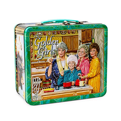 Golden Girls Retro Metal Tin Lunch Box Tote