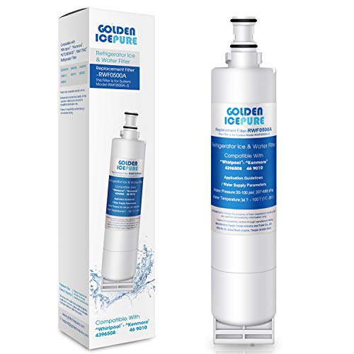 GOLDEN ICEPURE 4396508 Refrigerator Water Filter Replacement