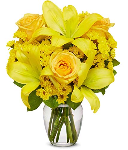 Good Morning Sunshine with Free Vase - Bright and Beautiful Flowers