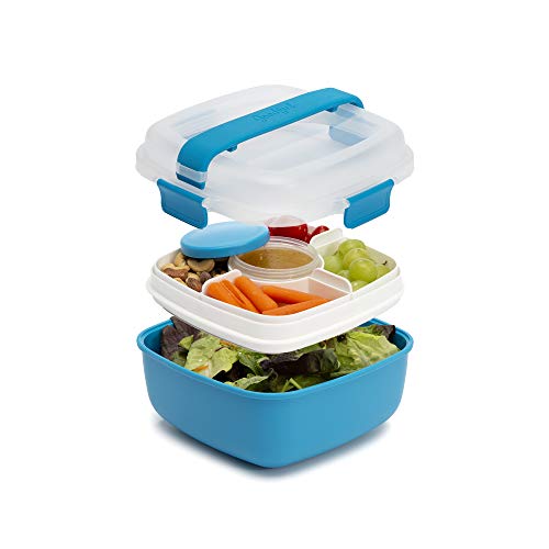 Food Storage Sandwich Containers, Toast Storage Box with Easy-locking Clips Great for Meal Prep. Kids Adult Lunch Box - Reusable, Size: 6.1 x 5.9 x