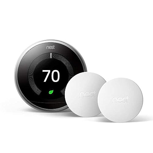 Google Nest 3rd Gen BH1252 Learning Wi-Fi Programmable Thermostat