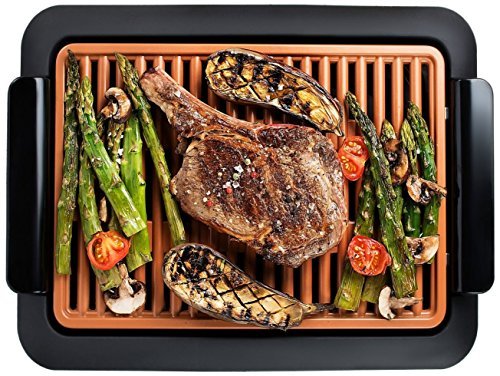 Ceramic Coated Smokeless Indoor Electric Grill by Gotham Steel