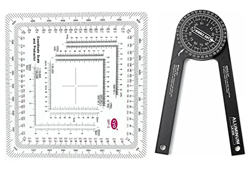 CYA - MP-2 - Military Coordinate Scale and Protractor
