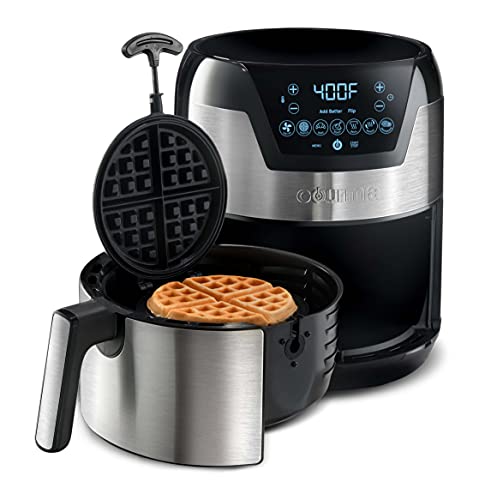 Gourmia 2-in-1 Digital Air Fryer + Waffle Maker