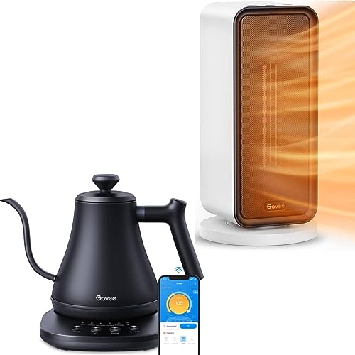 Govee Electric Space Heater Bundle with Smart Kettle