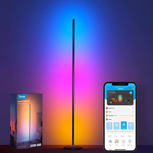 Govee RGBIC Floor Lamp: Customizable Color Changing Standing Lamp