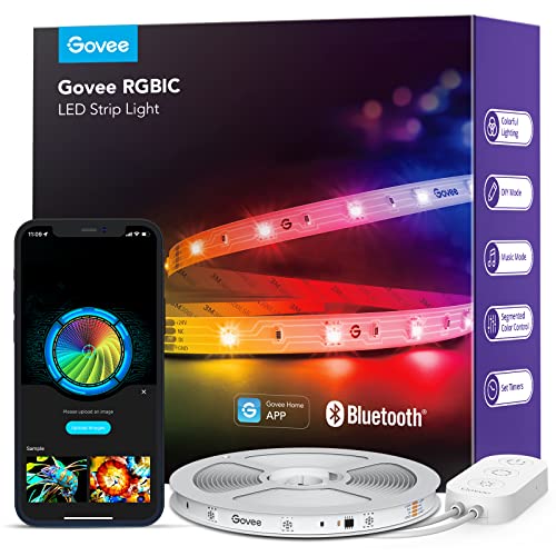 Govee 65.6ft RGBIC LED Strip Smart LED Strip Lights Apple Google