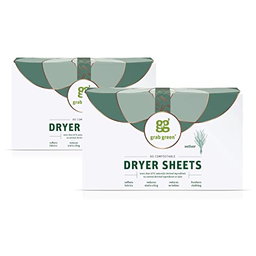 Grab Green Vetiver Dryer Sheets