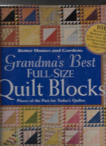 Grandma's Best Full-Size Quilt Blocks