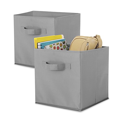 Gray Collapsible Cubes Set of 2