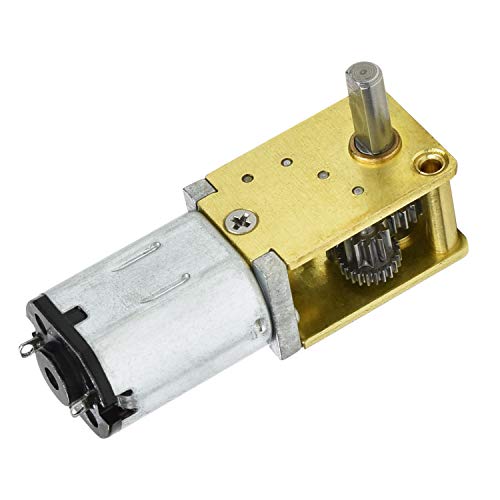 Greartisan DC 12V 27RPM Worm N20 Motor with Metal Gearbox