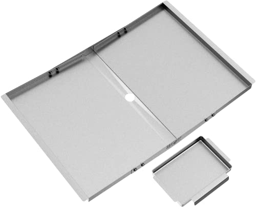 Universal Galvanized Steel Grease Tray for 4/5 Burner Gas Grills - CaptainGrill