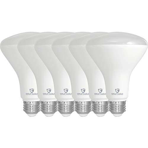Great Eagle BR30 LED Bulb, 11W (75W Equivalent), Dimmable, 6 Pack