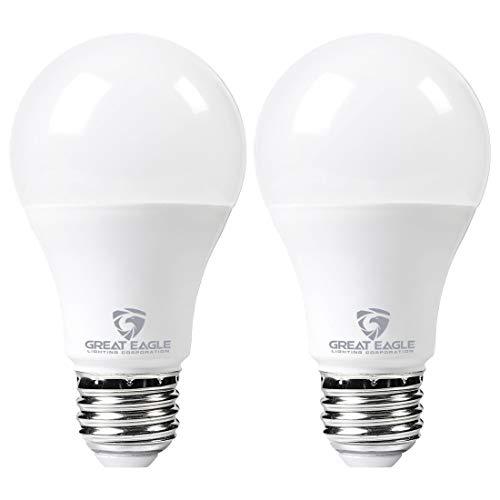 Great Eagle LED Light Bulb 150W-200W Equivalent (2 Pack)