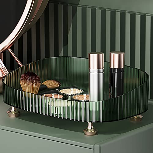 Green Bathroom Vanity Tray with Large Capacity